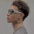 ( Black frame  gray  Lens ) man high SunglassesY square Sunglasses fashion sunglass