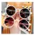 ( pink gray  Lens )Sunglasses children sunglass cat gradual change Sunglasses