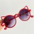 ( pink gray  Lens )Sunglasses children sunglass cat gradual change Sunglasses