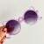 ( pink gray  Lens )Sunglasses children sunglass cat gradual change Sunglasses