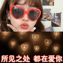 ( red) love style sunglass Sunglasses woman