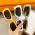 ( while frame gray  Lens ) Sunglasses children sunglass gradual change