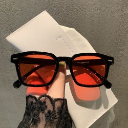 ( Black frame  gray  Lens )retro Rice nail sunglass Sunglasses man woman occidental style fashion anti-ultraviolet occidental style