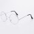 (+ while  blue )Korean style spectacles fashion retro Round frame