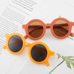 ( yellow)children Sunglasses sunglass samll circle Round frame fashion ornamen..