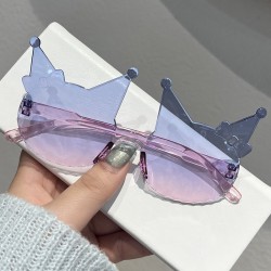 ( blue  pink)children lovely super samll fashion man woman bow Sunglasses