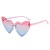 ( purple  pink)heart-shaped gradual change children sunglass man woman trend fashion sunglass Sunglasses