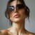 ( while frame Mercury  Lens ) sunglassY sunglass square personality diamond Sunglasses woman