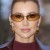 (C  gold frame  gray )Ellipse sunglassY high occidental style Sunglasses retro sunglass woman