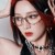 ( silver frame  while  Lens )samll style diamond Eyeglass frame fashion With diamond spectacles personality