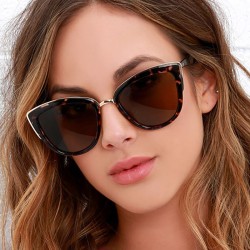 ( bright black gray  Lens )lady retro cat sunglass personalityns plastic leopa..