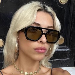 ( tea  Lens )occidental stylens fashion sunglass Double Sunglasses leopard per..