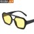 ( tea  Lens )occidental stylens fashion sunglass Double Sunglasses leopard personality