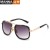( Black frame  gray  Lens )occidental style trend sunglass man Outdoor travel Sunglasses