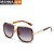 ( Black frame  gray  Lens )occidental style trend sunglass man Outdoor travel Sunglasses