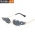 ( gold frame  while  Mercury )occidental style personality trend sunglass woman True membrane Colorful Sunglasses