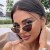 ( gold frame  gray  Lens )occidental style personality sunglass hollow Sunglasses trend cat Metal