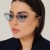 ( gold frame  gray  Lens )occidental style personality sunglass hollow Sunglasses trend cat Metal