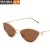 ( gold frame  gray  Lens )occidental style personality sunglass hollow Sunglasses trend cat Metal