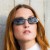 ( bright black gray  Lens )personality samll sunglass man woman Sunglasses