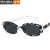 ( bright black gray  Lens )personality samll sunglass man woman Sunglasses