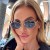 ( Black frame  gray  Lens )Metal sunglass fashion anti-ultravioletuv Sunglasses Round frame