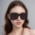 ( Bright balck frame  gray  Lens )classic sunglass personalityunglasses Sunglasses