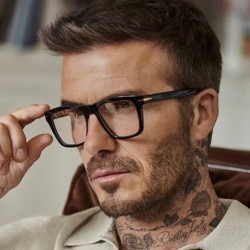 ( bright black gray  Lens )occidental style trend sunglass retro brief samll S..