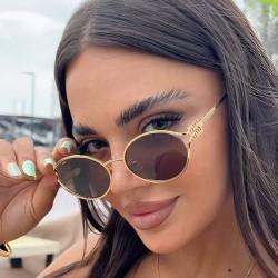 ( gold frame  gray  Lens )trend Metal sunglass personality Sunglasses Outdoor ..