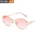 ( gold frame  gray  Lens )trend Metal sunglass personality Sunglasses Outdoor fashion