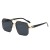 ( Black frame  gray  Lens ) Sunglasses man anti-ultraviolet high man sunglass