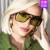 ( Lens )occidental style retro Double sunglass high sunglass anti-ultraviolet Sunglasses