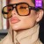 ( Lens )occidental style retro Double sunglass high sunglass anti-ultraviolet Sunglasses