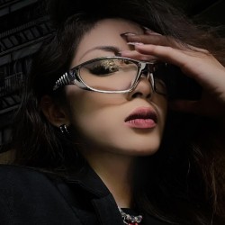 ( silver frame  Mercury )occidental style sunglassY Sunglasses retro high sung..