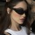 ( silver frame  Mercury )occidental style sunglassY Sunglasses retro high sunglass woman