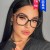 ( bright black while  Lens ) square spectacles lady Eyeglass frame Anti blue lightns style