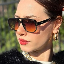 (C  bright black gray  Lens )Double Rice nail samll polygon sunglass occidenta..