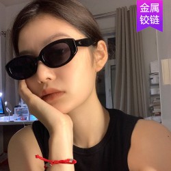 ( bright black gray )Rice nail sunglass personality Sunglasses all-Purpose sun..