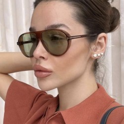 (C  bright black gray  Lens )Word samll sunglass lady sunglass fashion Sunglas..