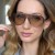 (C  bright black gray  Lens )Word samll sunglass lady sunglass fashion Sunglassesns