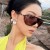 (C  bright black gray )super personality sunglass Outdoor high Sunglasses sunglass