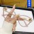 (C  while  Lens )three cat diamond spectacles Anti blue light luxurious Eyeglass frame Pearl retro personality