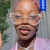 (C  while  Lens )three cat diamond spectacles Anti blue light luxurious Eyeglass frame Pearl retro personality