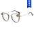 (C  while  Lens )three cat diamond spectacles Anti blue light luxurious Eyeglass frame Pearl retro personality