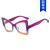 (C  purple  blue  while  Lens ) spectacles Anti blue light butterfly occidental style fashion elegant all-Purpose Eyeglass frame