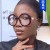 (C  Black frame  while  Lens ) Metal Eyeglass frame fashion spectacles personality retro Pearl Anti blue light