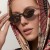 (C  Black frame  gray  Lens )polygon samll sunglass sunglass occidental stylens style fashion Sunglasses trend woman