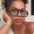 (C  Lens ) square sunglassns personality retro sunglass anti-ultraviolet Sunglasses