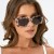 (C  tea  Lens )brief retro sunglass occidental style sunglass fashionns style Sunglasses woman