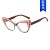 (C  red )three cat spectacles Anti blue light retro fashionns Eyeglass frame
